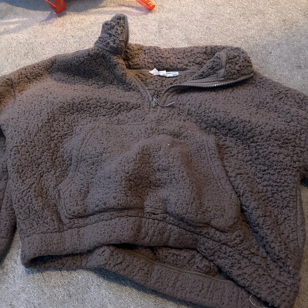 brown jacket